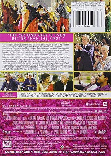The Second Best Exotic Marigold Hotel - DVD (Used)