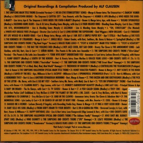 The Simpsons / Songs in the Key of Springfield - CD (Used)