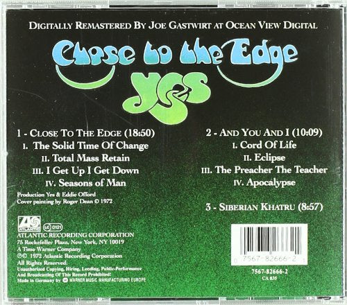 Yes / Close to the Edge - CD (Used)