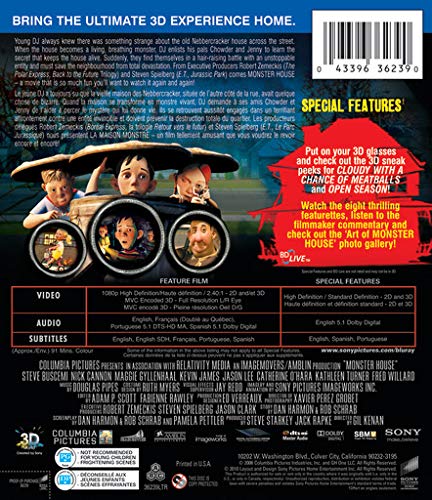 Monster House - 3D Blu-Ray