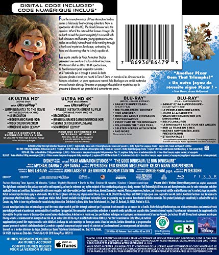 The Good Dinosaur - 4K/Blu-Ray