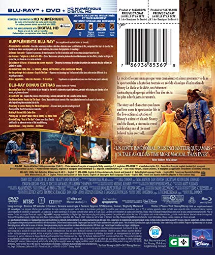 Beauty and the Beast - Blu-Ray/DVD