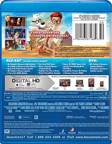 Mr. Peabody &amp; Sherman - Blu-Ray/DVD