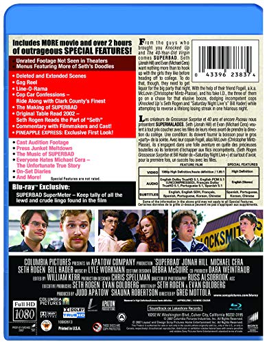 Superbad: Unrated Extended Edition / Supermalades : Édition prolongée non classifée (Bilingual) [Blu-ray]