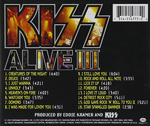 Kiss / Alive 3 - CD (Used)