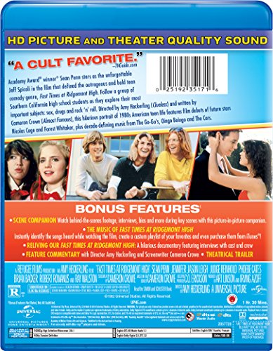 Fast Times at Ridgemont High [Blu-ray] [Import]