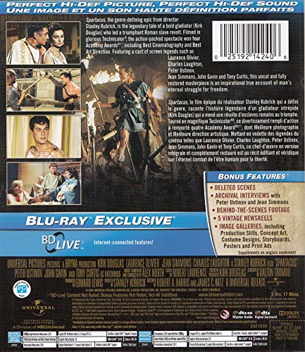 Spartacus - Blu-Ray/DVD