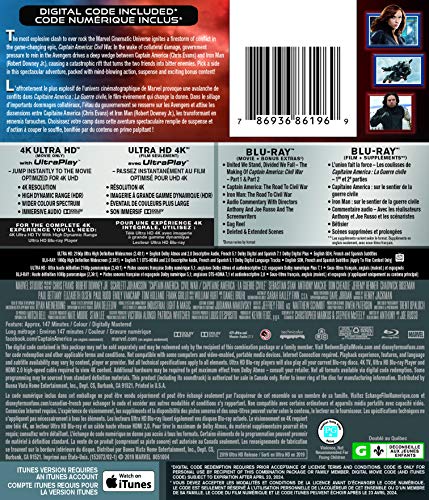 Captain America / Civil War - 4K/Blu-Ray