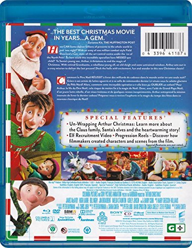 Arthur Christmas (Bilingual) [Blu-ray + DVD]