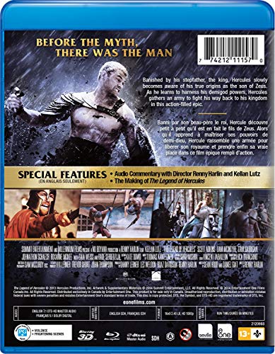 The Legend of Hercules - 3D Blu-Ray/Blu-Ray