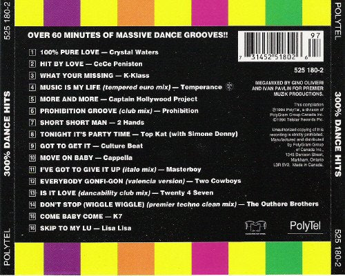 Various / 300% Dance Hits - CD (Used)