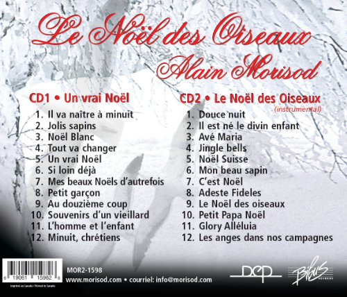 Alain Morisod &amp; Sweet People / Un Vrai Noel + Le Noel des Oiseaux - CD (Used)