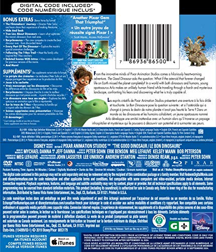 GOOD DINOSAUR, THE [Blu-ray] (Bilingual)