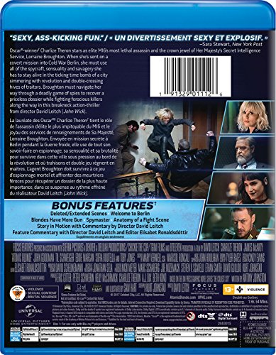 Atomic Blonde [Blu-ray + DVD + Digital] (Bilingual)