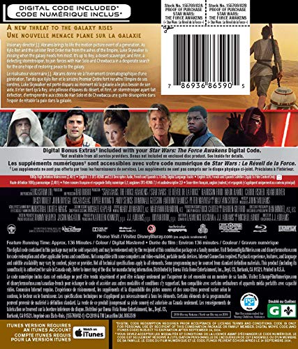 Star Wars: The Force Awakens - Blu-Ray