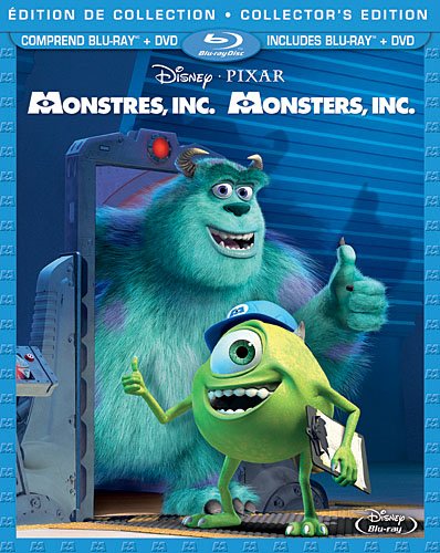 Monstres, Inc. / Monsters, Inc. (Bilingue Blu-ray Combo Pack) [Blu-ray + DVD] (Bilingual)