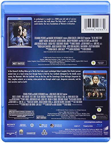 The Da Vinci Code (Extended Cut) + Angels &amp; Demons (Extended Edition) - Blu-Ray (Used)