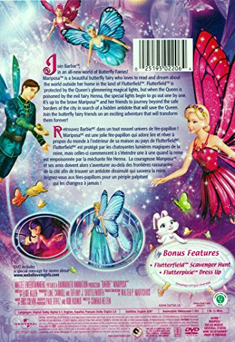 Barbie: Mariposa and her Buterfly Fairy Friends - DVD (Used)