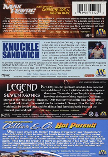 MAX HAVOC / KNUCKLE SANDWICH / LEGEND OF SEVEN MONKS / COLLIER & CO. (4-MOVIE PACK)