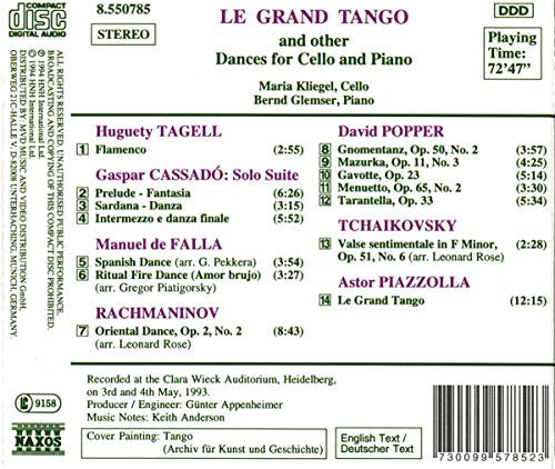 The Great Tango (Cello &amp; Piano)