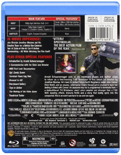 Terminator 3: Rise of the Machines [Blu-ray] (Bilingual) [Import]