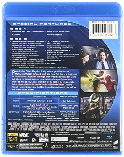 Spider-Man 3 - Blu-Ray