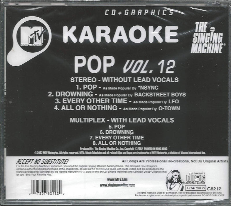 Various / Karaoke: Mtv Pop 12 - CD+G