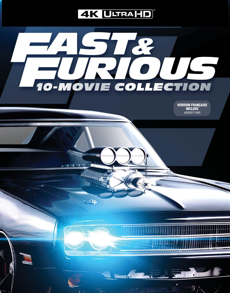 Fast & Furious 10-Movie Collection - 4K UHD/Blu-ray