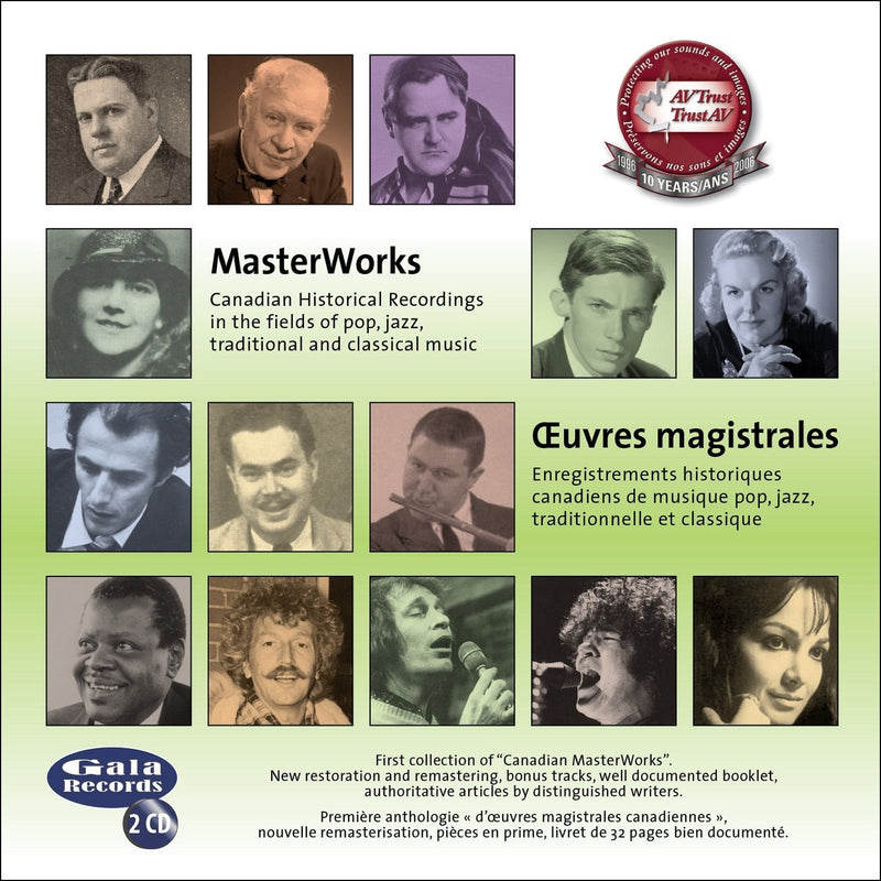 Artistes variés / Canadian Music Hall of Fame/Au temple de la renommée MasterWorks: Œuvres magistrales - 2CD (Used)