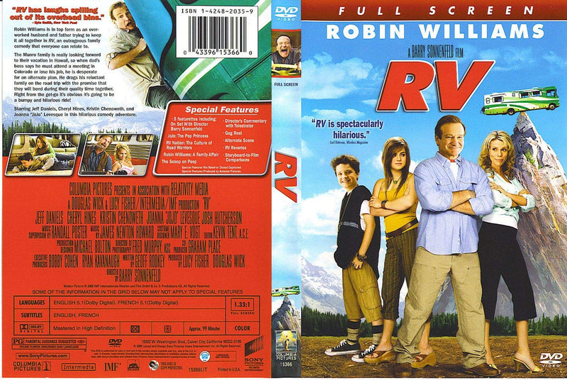 RV (Full Screen) - DVD (Used)