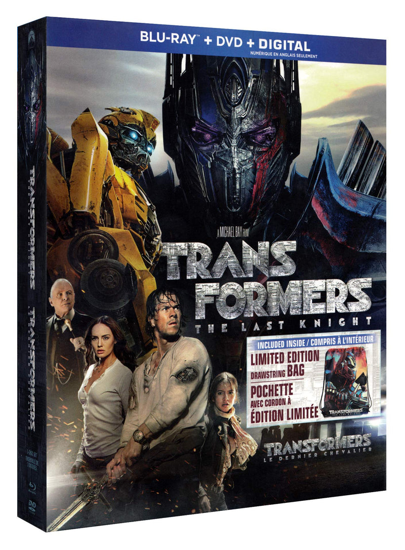 Transformers: Last Knight (Blu-ray + DVD) (Drawstring Bag Limited Edition) (Blu-ray)