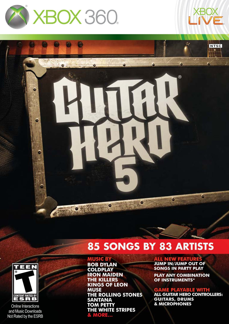 Guitar Hero 5 Stand Alone Software (Bilingual game-play) - Xbox 360 Standard Edition