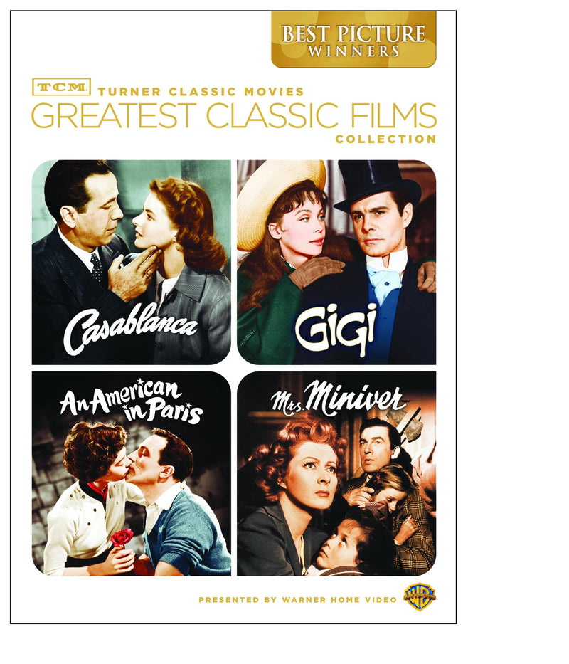 TCM Greatest Classic Films Collection: Best Picture Winners (Casablanca / Gigi / An American in Paris / Mrs. Miniver) (Bilingual)