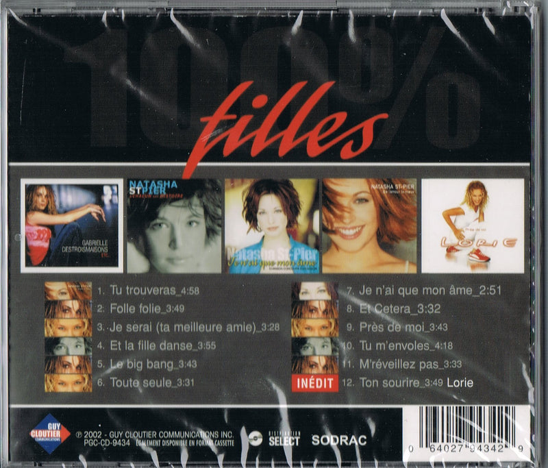 Variés / 100% Filles: Les Plus Grands Succès - CD (Used)