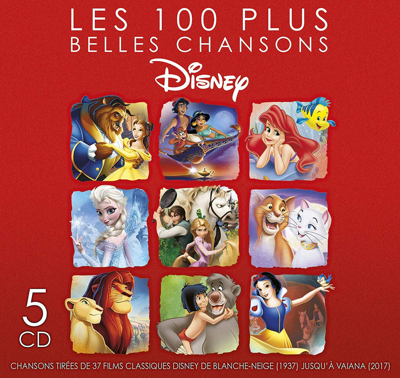 B.O.F. / Les 100 plus belles chansons de Disney - 5CD