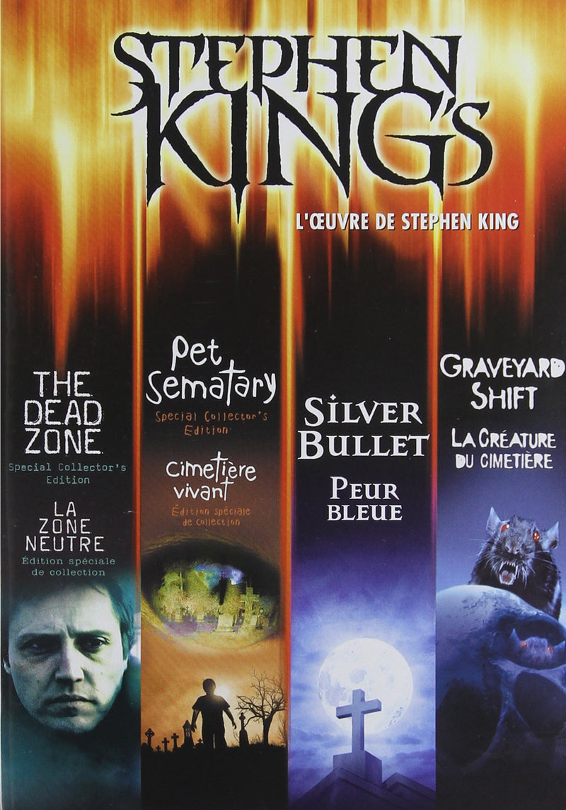 Stephen King Collection (Includes: Dead Zone, Pet Sematary, Silver Bullet, Graveyard Shift) (Bilingual)