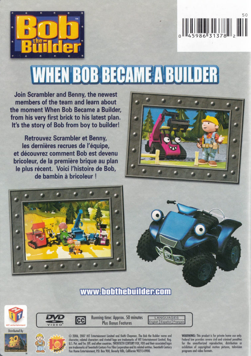 Bob the Builder: When Bob Became a Builder