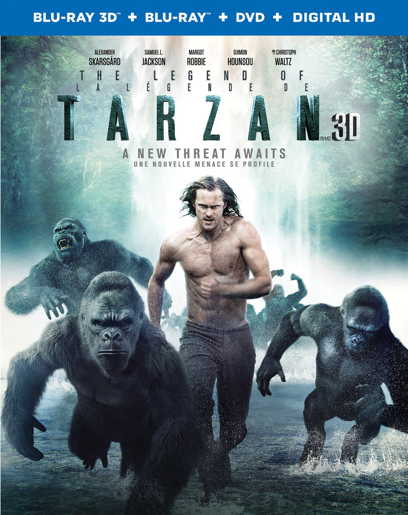 The Legend of Tarzan - Blu-Ray 3D/Blu-Ray/DVD