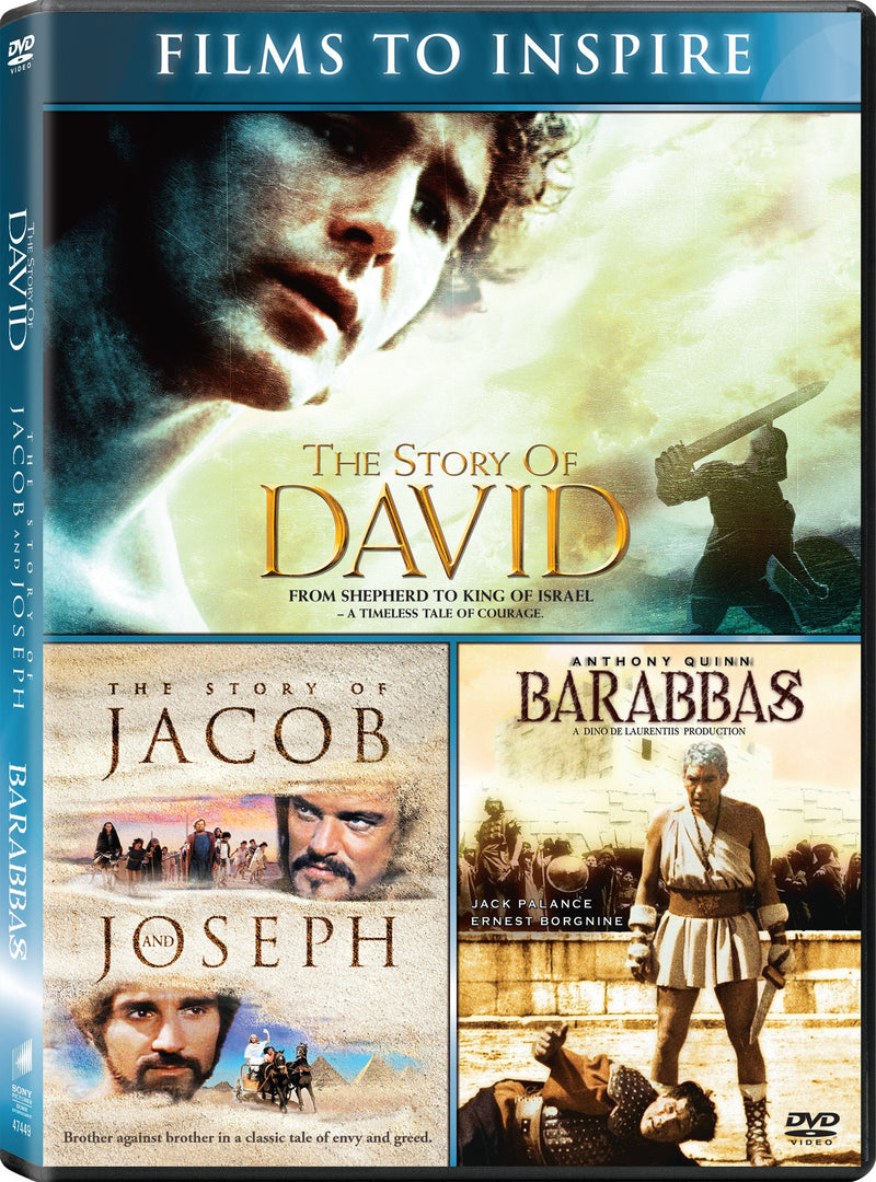 Barabbas + Story of David, the (1976) + Story of Jacob and Joseph - DVD