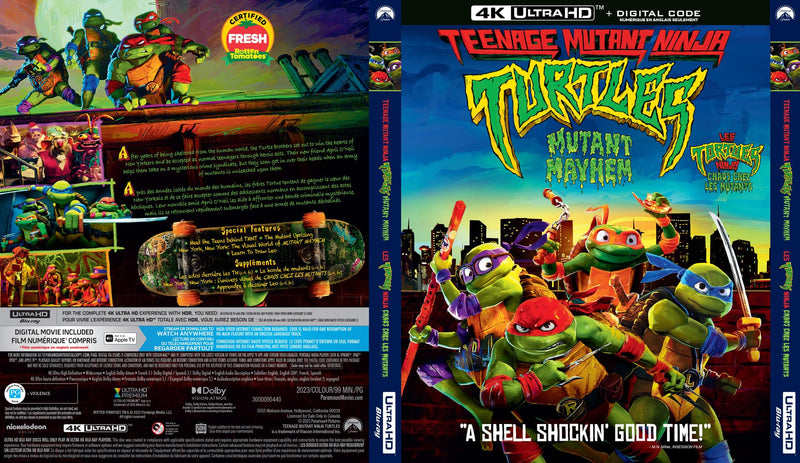 Teenage Mutant Ninja Turtles: Mutant Mayhem - 4K UHD