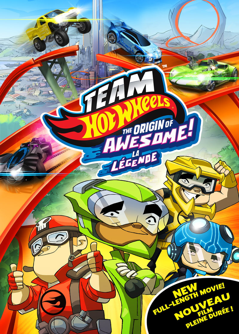 Team Hot Wheels: The Origin of Awesome! / Team Hot Wheels: La Légende (Bilingual) [DVD]