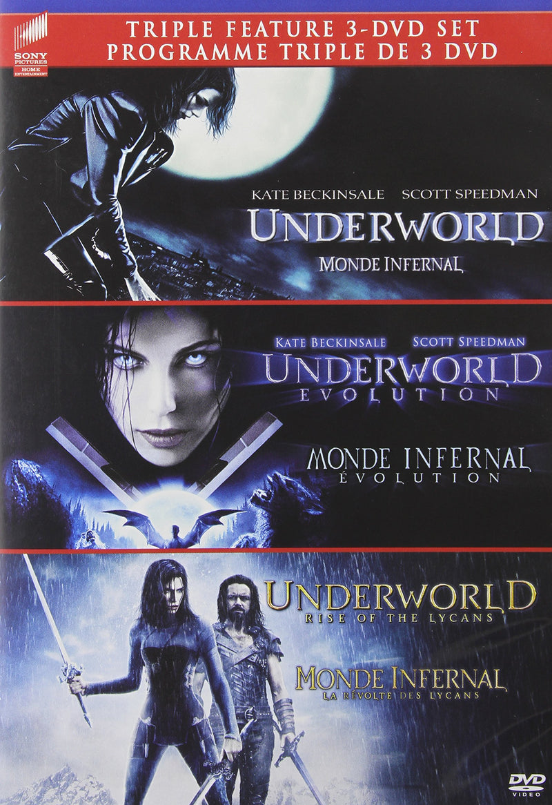 Underworld Trilogy (Underworld / Underworld: Evolution / Underworld: Rise of the Lycans)- DVD (Used)