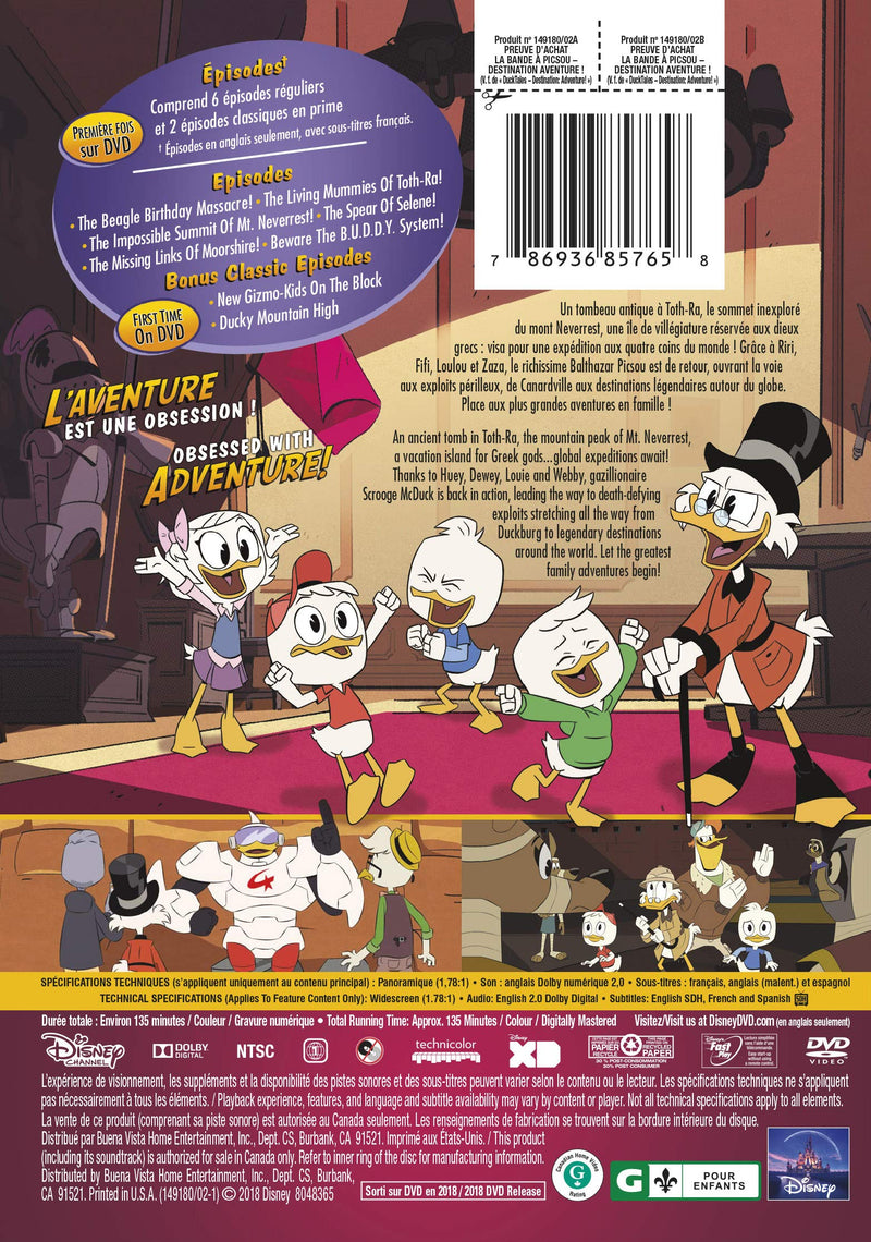 Ducktales The Series: Destination Adventure! (Sous-titres français)