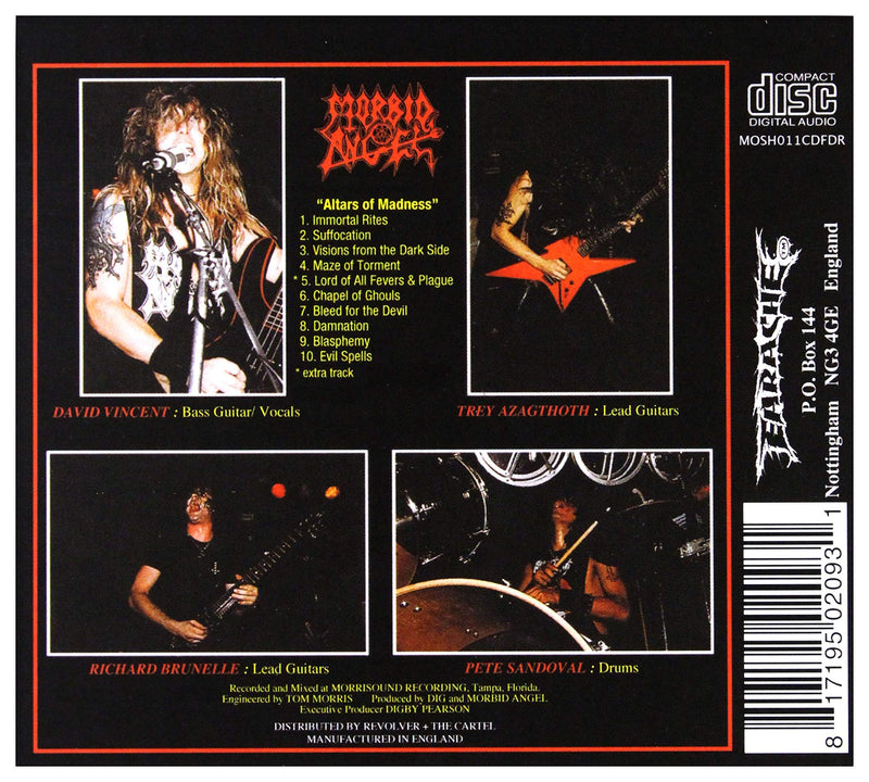 Morbid Angel / Altars Of Madness (Full Dynamic Range Audio) - CD