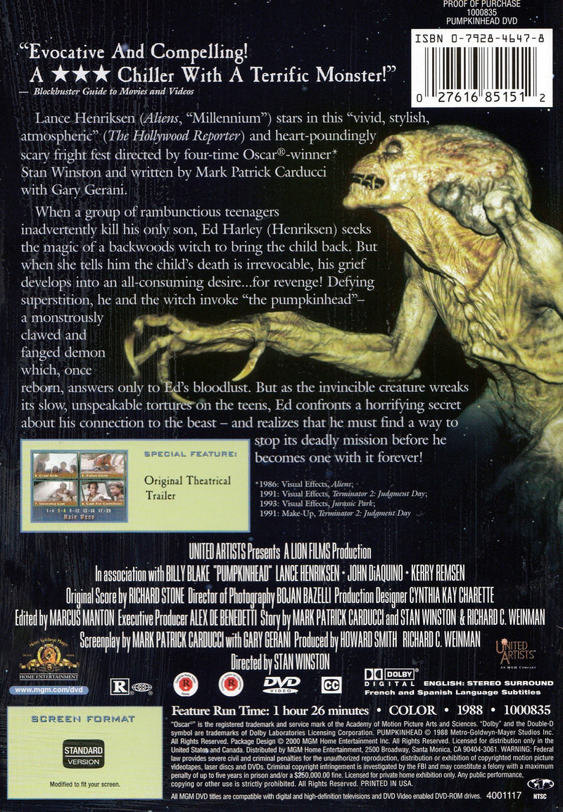 Pumpkinhead (Sous-titres français)