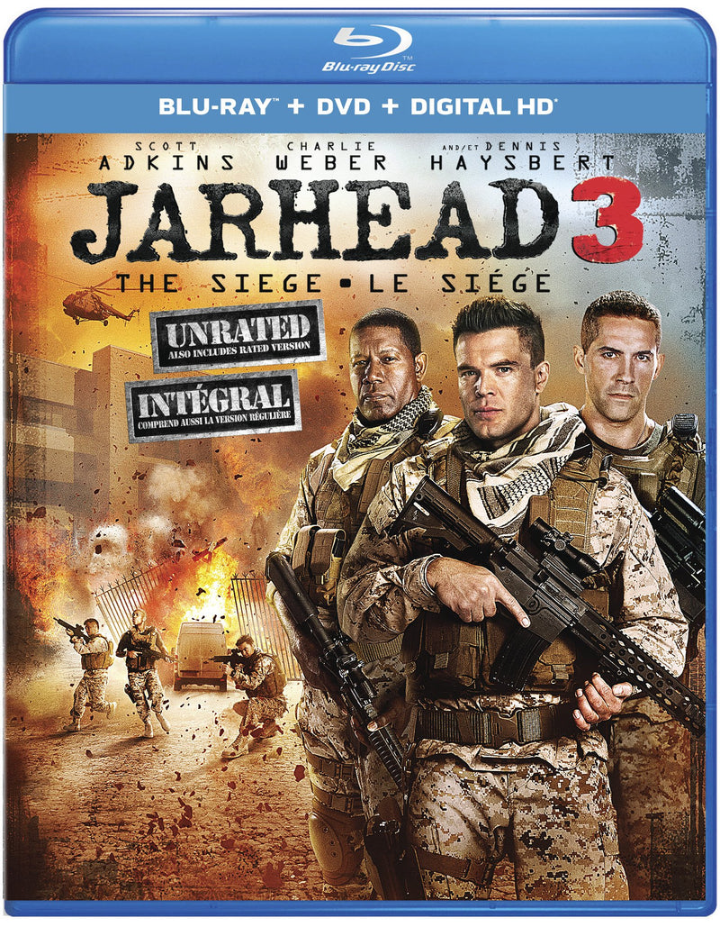 Jarhead 3: The Siege [Unrated Blu-ray + DVD + Digital HD] (Bilingual)