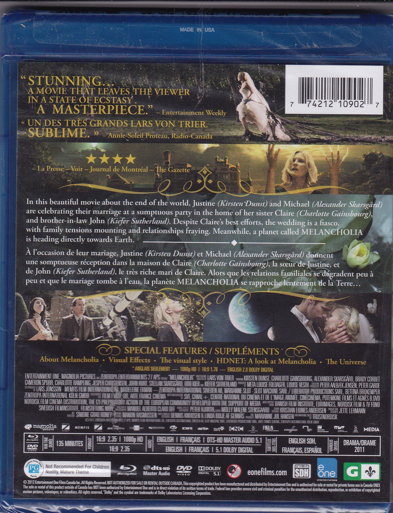 Melancholia - Blu-Ray/DVD (Used)