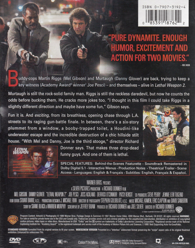 Lethal Weapon 2 (Widescreen/Full Screen) [Import]