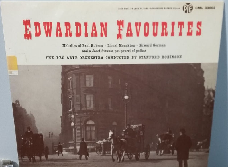 Stanford Robinson Conducting The Pro Arte Orchestra ‎/ Edwardian Favourites - LP (used)