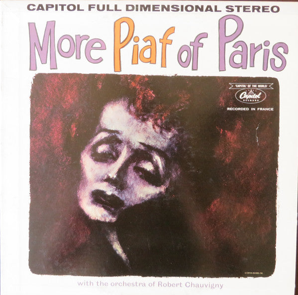 Edith Piaf / More Piaf Of Paris - LP Used